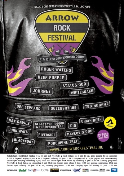 Arrow Classic Rock ticket