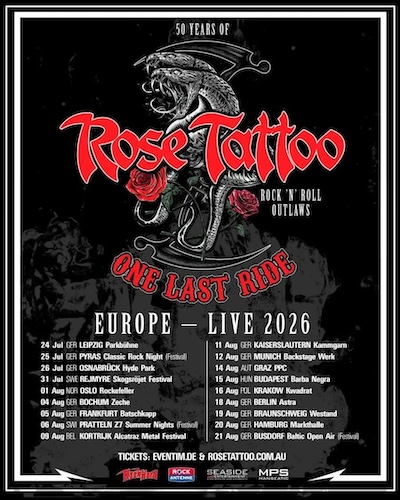 Rose Tattoo - Leiden ticket